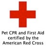Certified in Pet First Aid By The American Red Cross